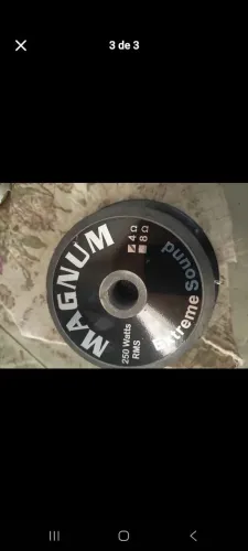 Médio grave Magnum 8 polegadas 250 rms,500 whats de pico,novo só coloquei na caixa. 