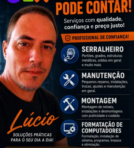 Serviços de Manutenção Informática e Serralheiro