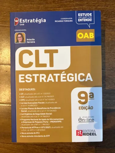 CLT Estratégica (9ª edição) - Estratégia OAB 