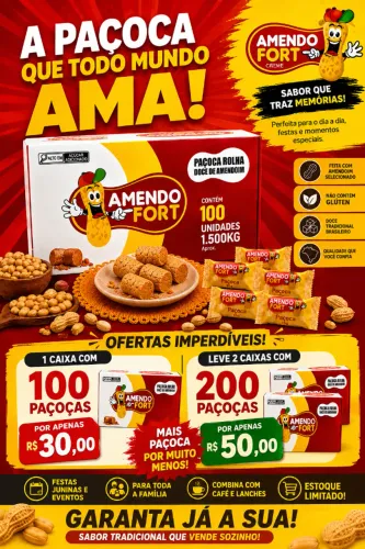 Vendo 2 caixas de Paçoca