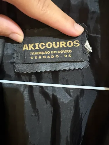 Jaqueta de couro legítimo