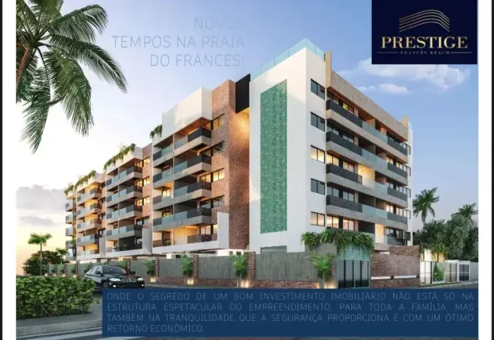 Praia do Francês - Apartamentos quarto e sala, 2 e 3 quartos