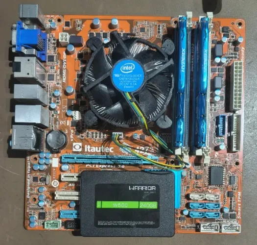 Kit Placa Mãe+ Core i7 2600k+ 16GB DDR3+SSD 248GB