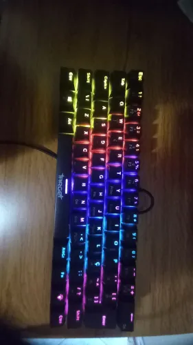 Teclado mecânico switch marrom lgb