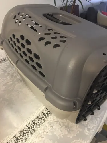 Caixa de transporte para pets cachorros e gatos de até médio porte
