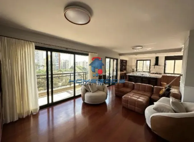 Apartamento mobiliado no Cambuí para locação, com 3 suítes, cozinha moderna, 3 vagas cober