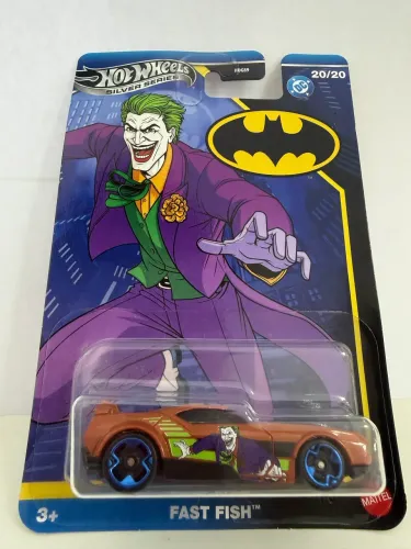 Hot Wheels Silver Series Batman Coringa Fast Fish Lacrado