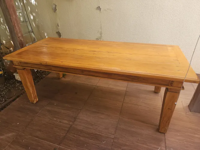 Mesa para area de churrasco area externa ou chacara
