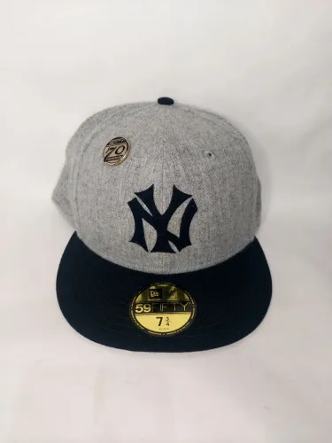 Boné New York Yankees cinza - New era - 59fifty - Baseball - Mlb - Fitted - ANNIVERSARY