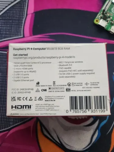 Raspberry Pi4 8GB de RAM Model B