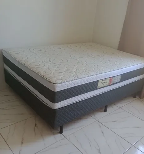 Cama box casal molas em sacadas 