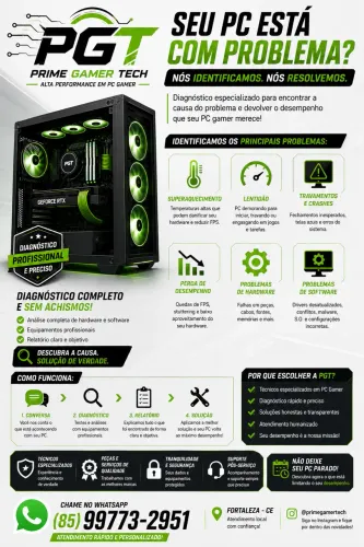 Manutenção e montagem de Pc gamer