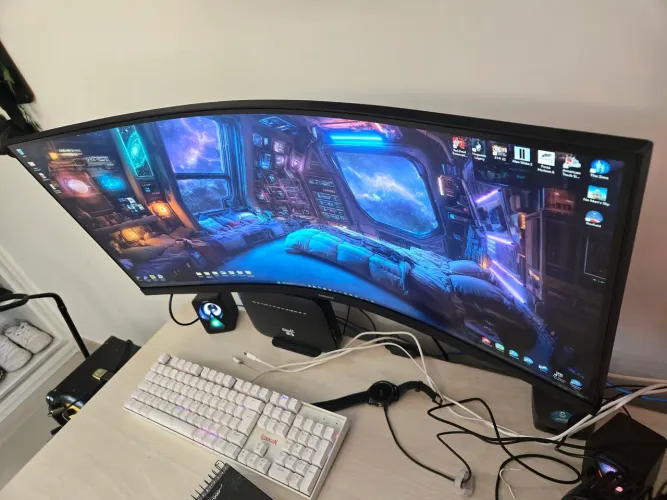 monitor gamer samsung odyssey g5 32 qhd 165hz 1ms hdmi dp preto