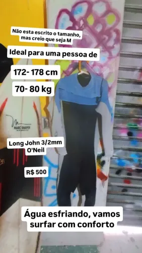 Long John O'Neil 3/2mm/ Tamanho M