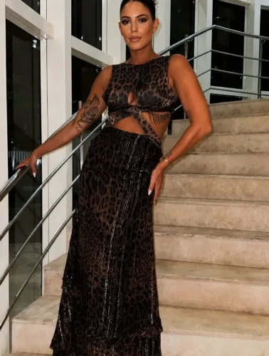 vestido longo fabulous agilità - 36 (novo, com etiqueta)
