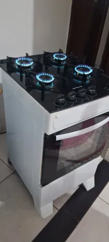 Vendo fogão atlas Mônaco top glass tampo de vidro elétrico funcionando perfeitamente 