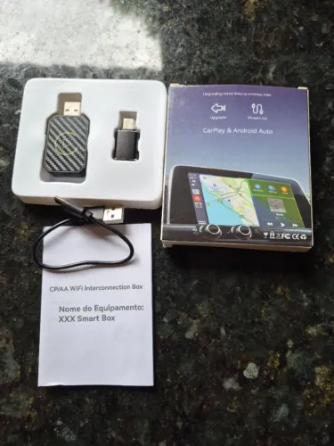 Adaptador CarPlay/Android Auto Sem Fio
