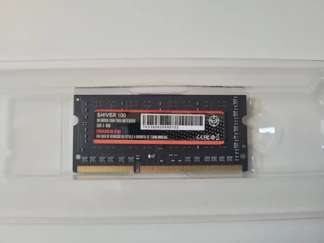 Memória 8GB DDR3 1600mhz Notebook NOVA