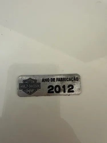 Plaqueta do chassi/Quadro Harley 2012