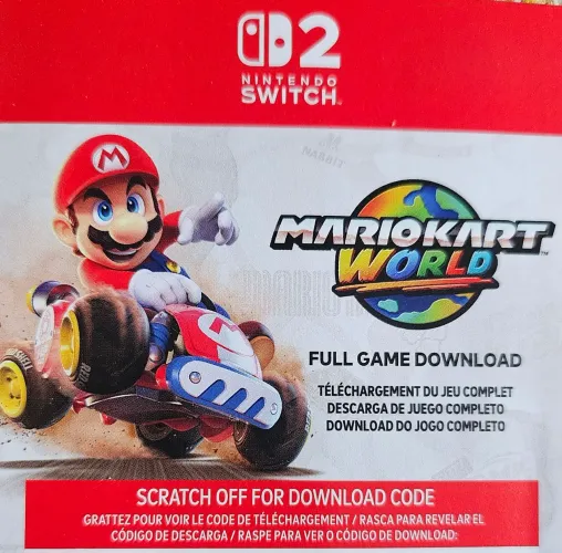 Vendo jogo digital Mario Kart World para Nintendo Switch 2