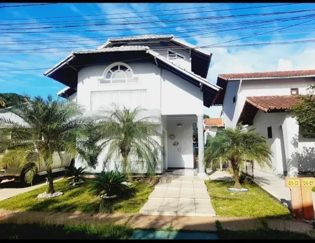Alugo Casa Com Piscina no Cond. Greenville Mobiliada
