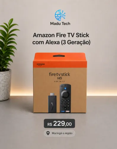 Amazon Fire TV Stick com Alexa (3 Geração)