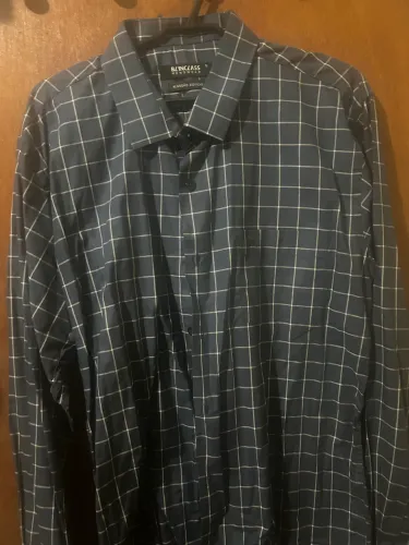 camisa social manga longa, blinclass, em algodão egípcio. Nova, nunca usada.