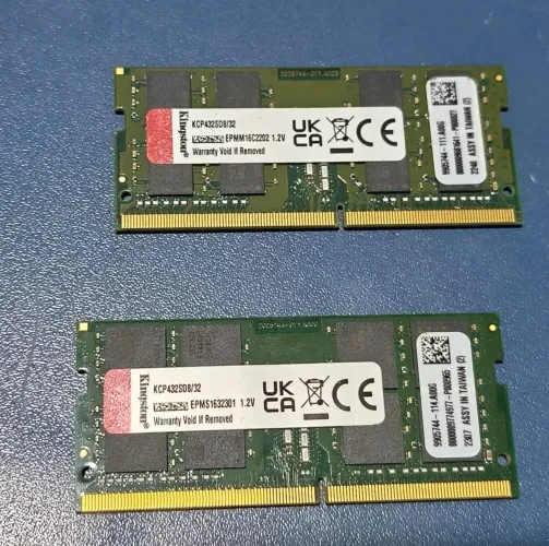 RAM Kingston 2x32gb 3200hz