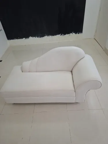 Sofá branco/poltrona
