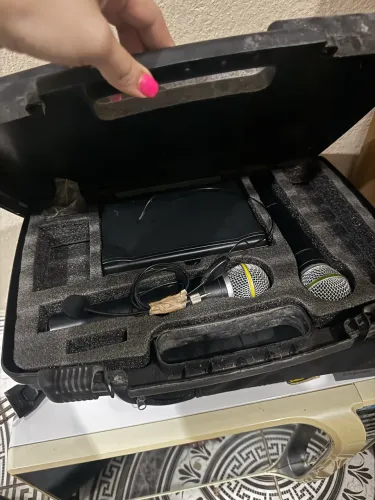Microfones e cabos