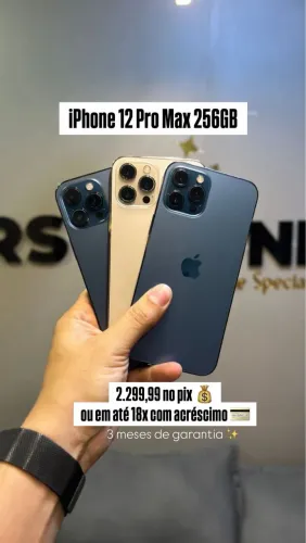 iPhone 12 Pro Max 256gb - Seminovo