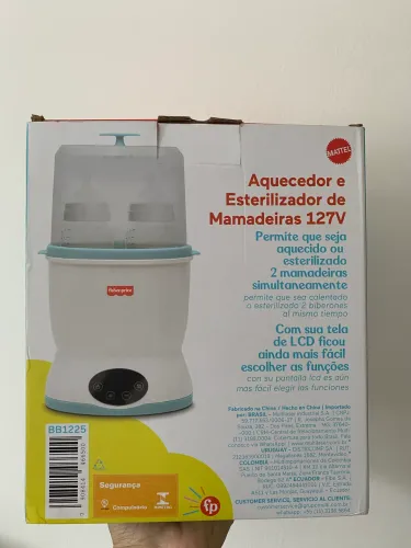 Aquecedor e Esterilizador de Mamadeira Fisher Price