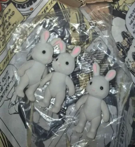Sylvanian Familys - Coelhos Brancos