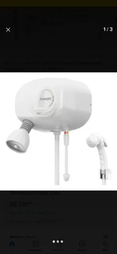 Vendo ducha cardal eletrônica potenza pressurizada  e com resistência blindada. 