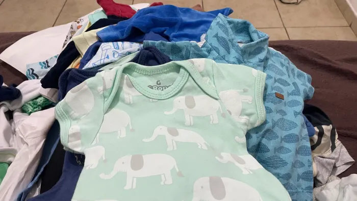 Doação de roupa de bebê 