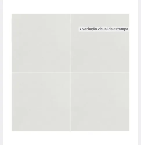 Porcelanato acetinado 60 x 60 off white - Toronto