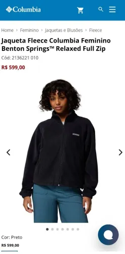 Fleece Colúmbia original 