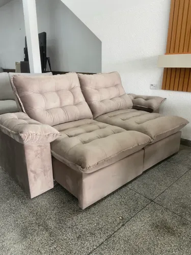 Sofá retrátil e reclinável 2,20 NOVO