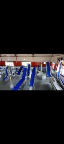 Lote esteira transportadora industrial inox