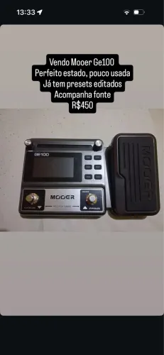 Pedaleira moer GE 100