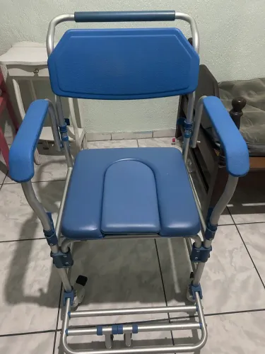Cadeira de rodas banho alumínio