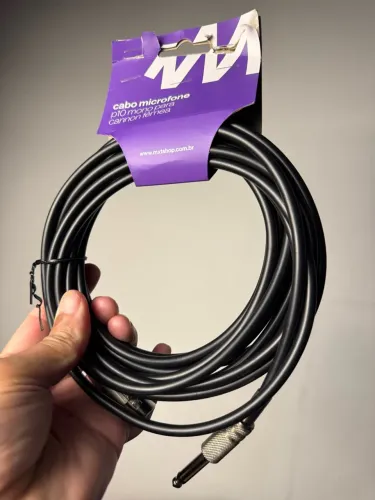 Cabo XLR P10 - 5 Metros Novo