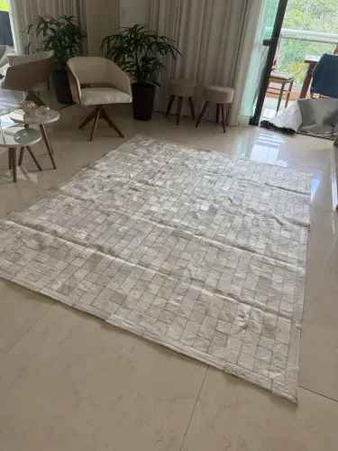 Tapete em couro legítimo 