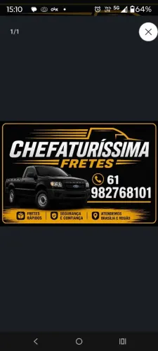 Fazemos pequenos fretes com rapidez e eficiência df e entorno