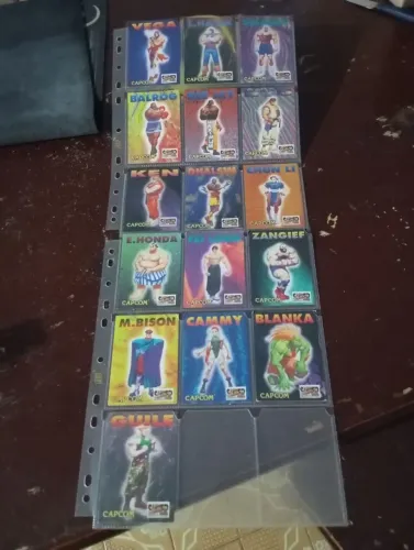 16 cartas Street Fighter
