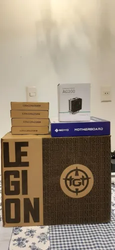 Kit xeon com gabinete e fans prism