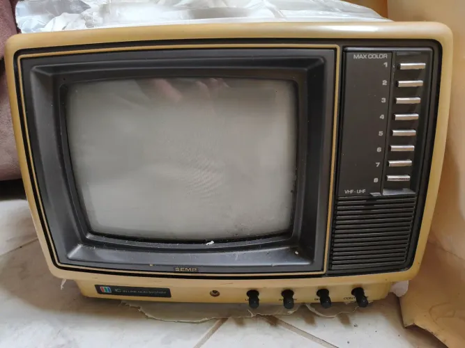 TV de Tubo Antiga Semp Max Color- FUNCIONANDO