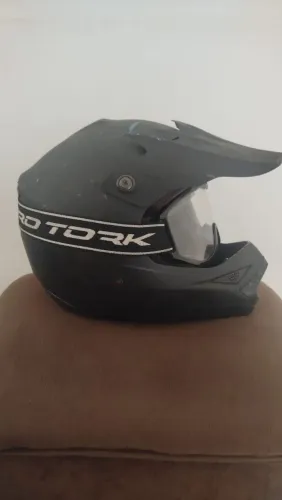 Capacete motocross/oculos pro tork