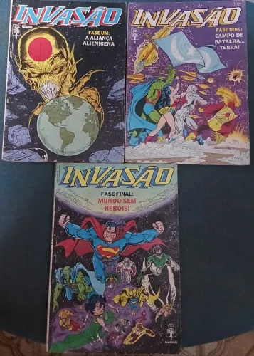 Saga Invasão editora Abril (DC comics)