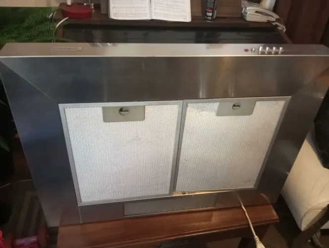 Exaustor inox p. cozinha inteligente
